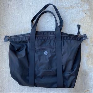Lululemon Black Duffle Bag